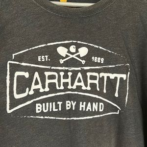 XL carhartt relaxed fit gray full sleeve shirt